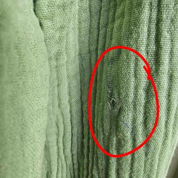 Lulus Daniyah Sage Green Smocked Flutter Sleeve Wide-Leg Jumpsuit w Pockets, XL - Picture 8 of 13